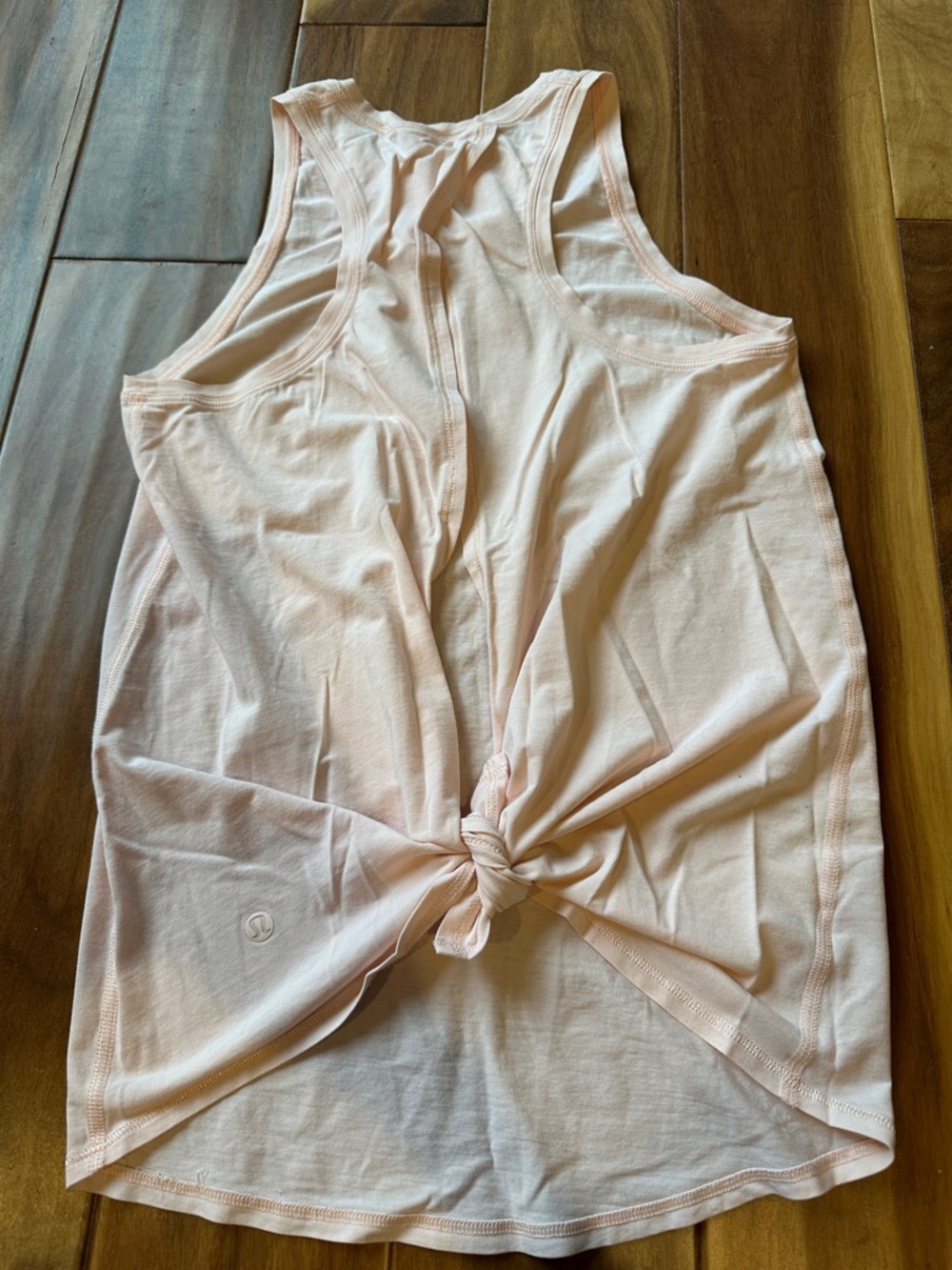 Lululemon All Tied Up Tank pale pink